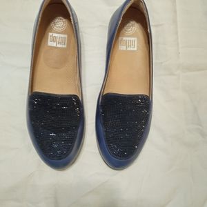 Navy, Sz 9 loafers